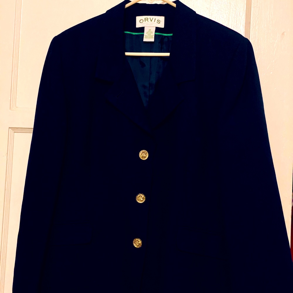 🚨SOLD Orvis Navy Blue Women’s Blazer